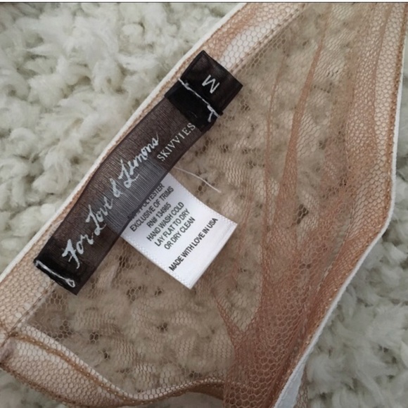 For Love and Lemons Halter Mesh Bralette - Picture 3 of 4